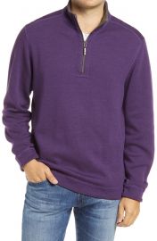 Tommy Bahama Flipshore Reversible Quarter Zip Pullover   Nordstrom at Nordstrom